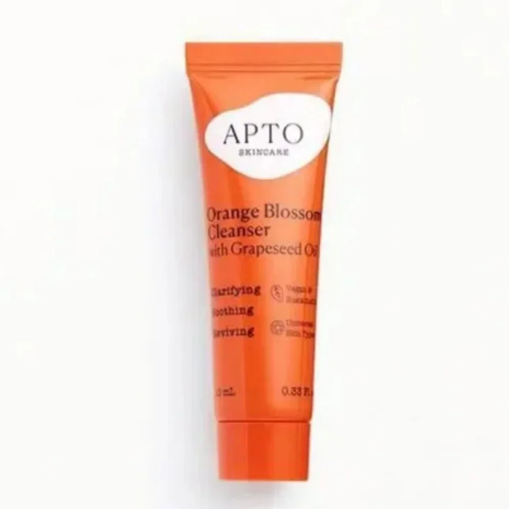 Brand New Apto Skincare Orange Blossom Cleanser with Grapeseed Oil 10 ml